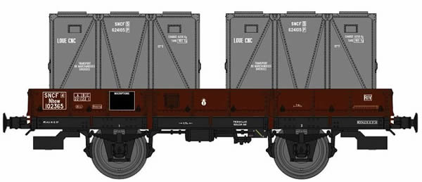 REE Modeles WB-418 - PLAT Wagon OCEM 19 OCEM B62 CNC Praised